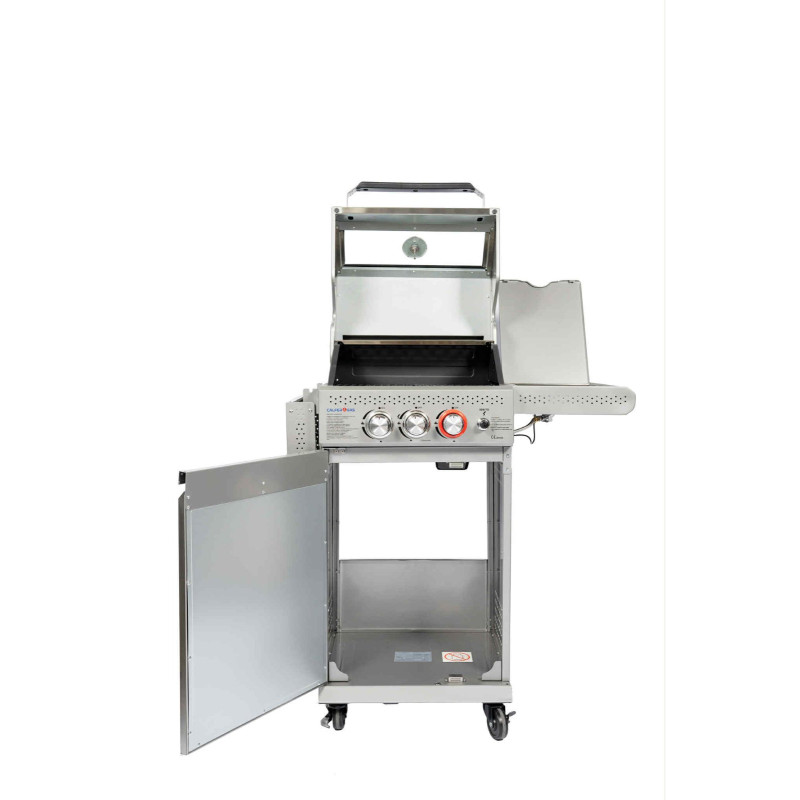 Ψησταριά υγραερίου Barbeque INOX 2 καυστήρων