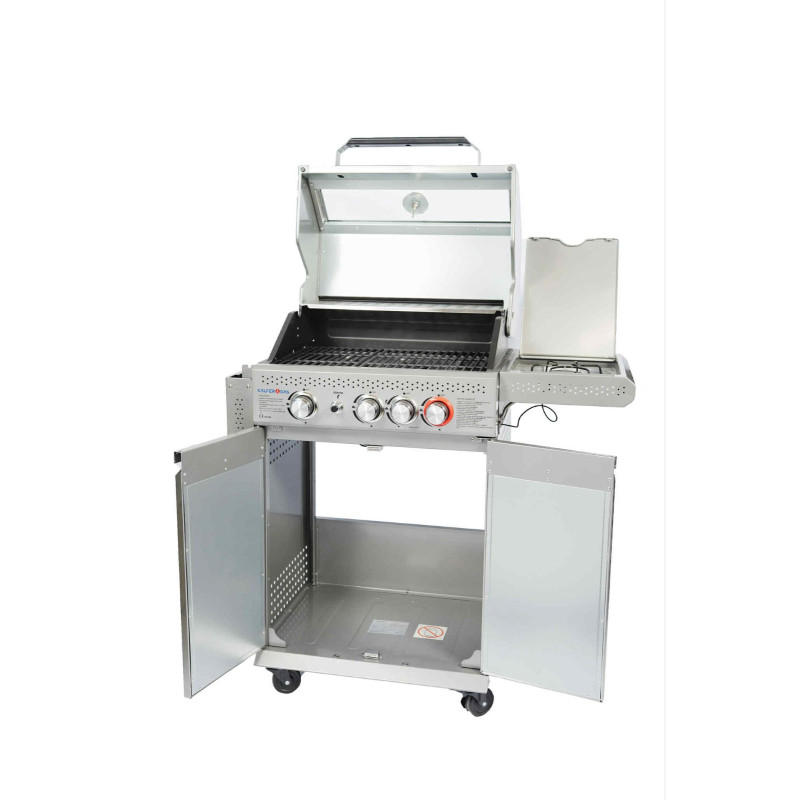 Ψησταριά υγραερίου Barbeque INOX 3 καυστήρων