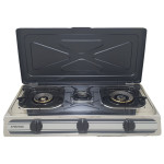 3 Εστίες Με Αυτόματη Ανάφλεξη Με Καπάκι SS04