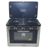 Επιτραπέζιο φουρνάκι υγραερίου με 2 Εστίες και Φούρνο CS-02