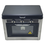 Επιτραπέζιο φουρνάκι υγραερίου με 2 Εστίες και Φούρνο CS-02