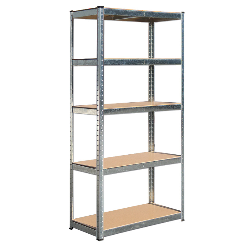 Μεταλλική Ραφιέρα γαλβανιζέ με 5 ξύλινα ράφια 610410