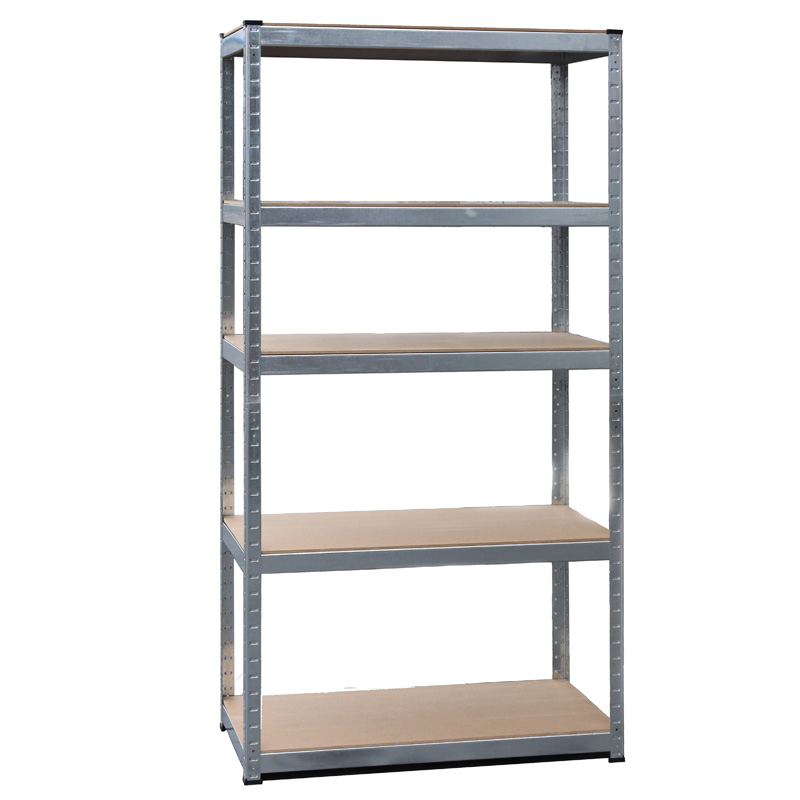 Μεταλλική Ραφιέρα γαλβανιζέ με 5 ξύλινα ράφια 610411