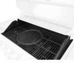 Ψησταριά Υγραερίου INOX BBQ PREMIUM με 5 καυστήρες + 1 πλαϊνή εστία + 1 καυστήρα infrared