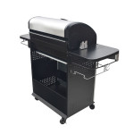 Ψησταριά υγραερίου INOX BBQ premium line - 4 εστίες και 1 πλαϊνό μάτι
