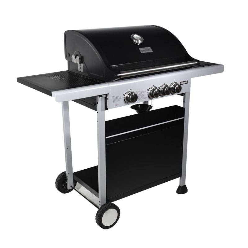 Ψησταριά υγραερίου BBQ trend line - 3 εστίες και 1 πλαϊνό μάτι