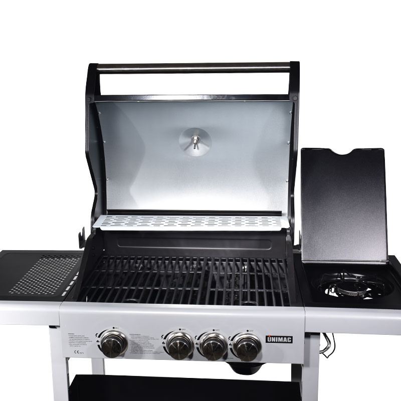 Ψησταριά υγραερίου BBQ trend line - 3 εστίες και 1 πλαϊνό μάτι