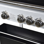 Ψησταριά υγραερίου BBQ trend line - 3 εστίες και 1 πλαϊνό μάτι