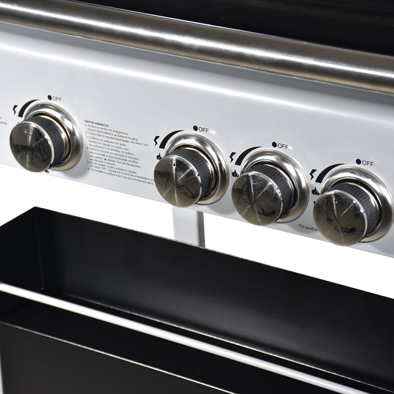 Ψησταριά υγραερίου BBQ trend line - 3 εστίες και 1 πλαϊνό μάτι