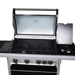 Ψησταριά υγραερίου BBQ trend line - 4 εστίες και 1 πλαϊνό μάτι