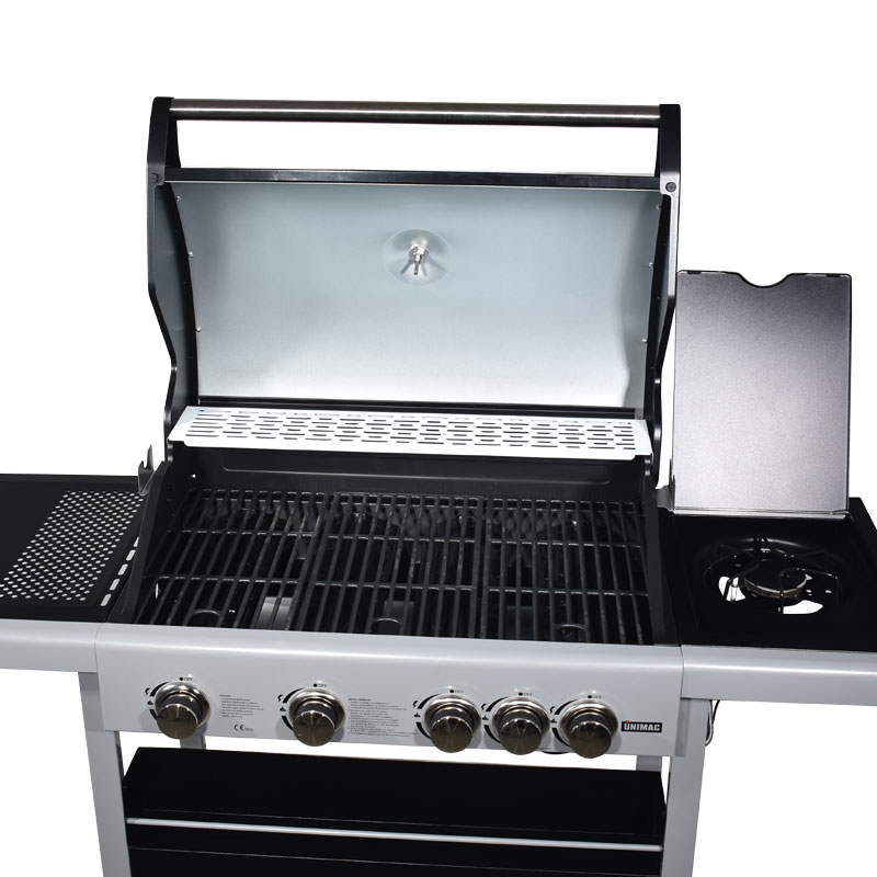 Ψησταριά υγραερίου BBQ trend line - 4 εστίες και 1 πλαϊνό μάτι