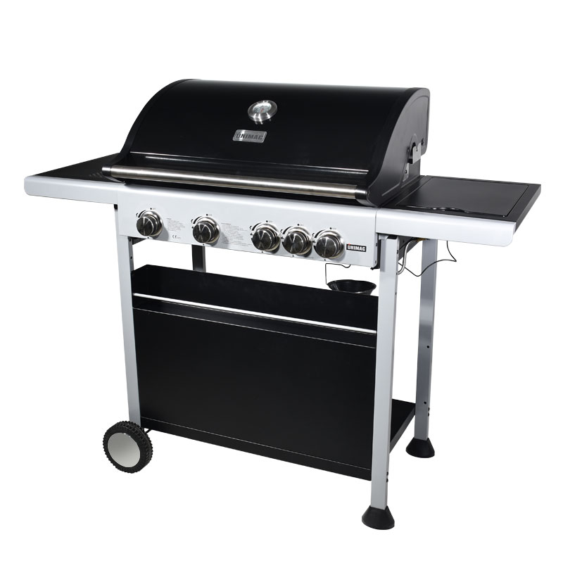 Ψησταριά υγραερίου BBQ trend line - 4 εστίες και 1 πλαϊνό μάτι